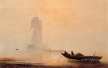  russisch - Fischerboote in ein Hafen 1854 Verspielt Ivan Aivazovsky russisch
